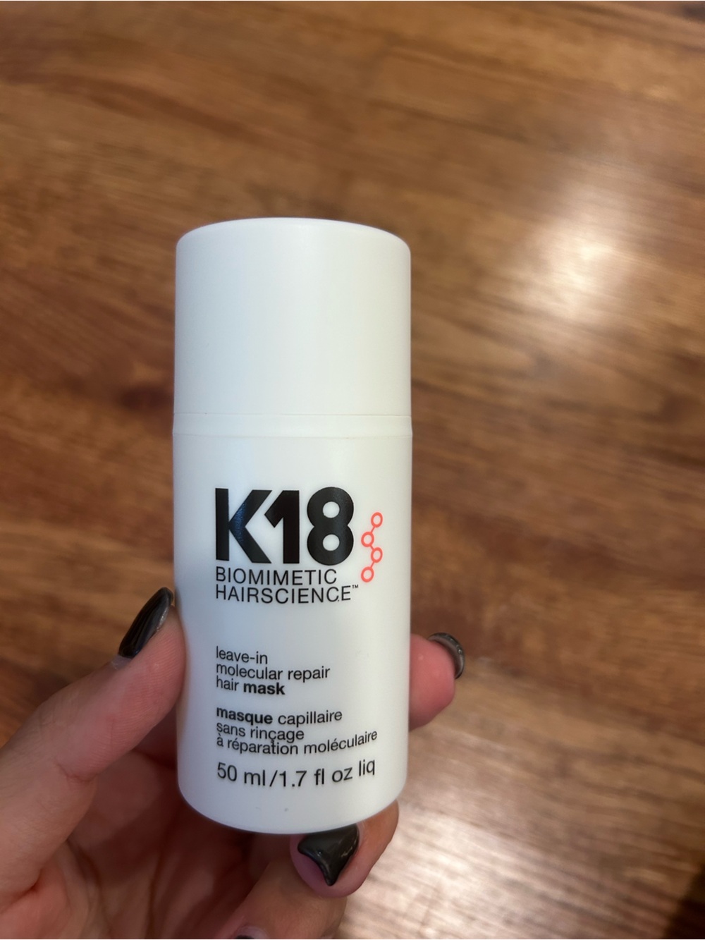 K18 Biomimetic Hairscience Leave-In Molecular Repair Hair Mask - White